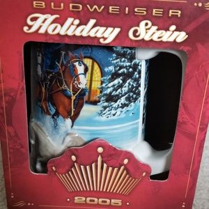 Budweiser Holiday stein 2005